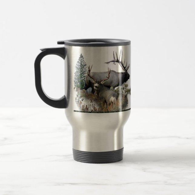 Mug De Voyage Mâle de trophée de taureau de monstre (Gauche)