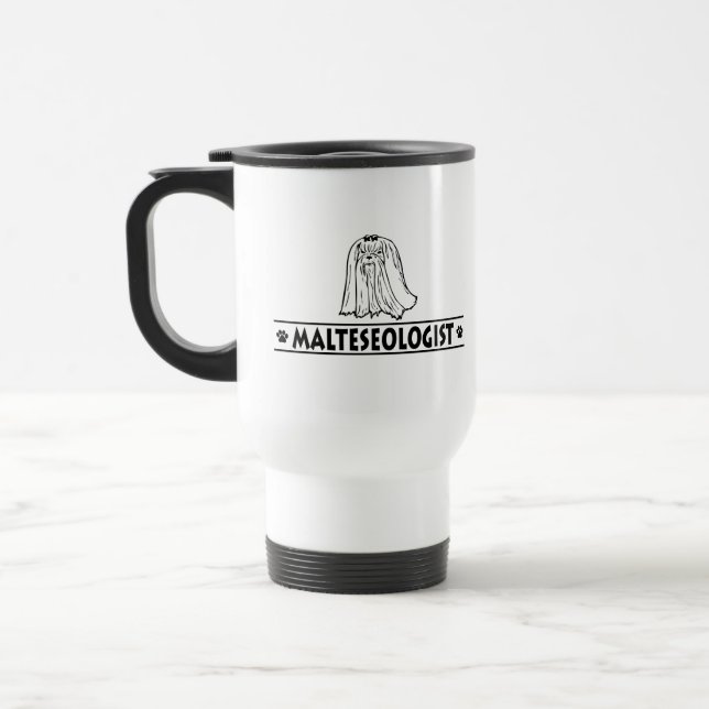 Mug De Voyage Maltais humoristique (Gauche)
