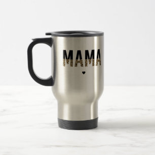 Mug De Voyage Mama Cheetah imprimer typographie Cadeaux pour mam