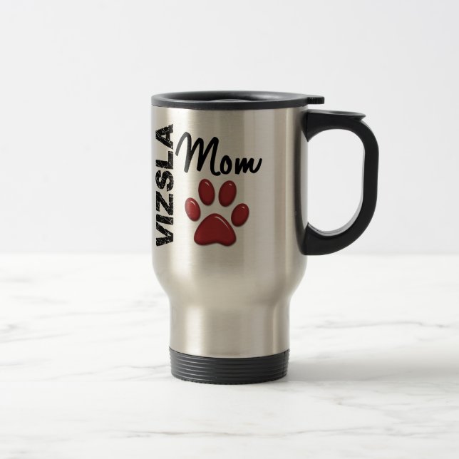 Mug De Voyage Maman 2 de Vizsla (Droit)