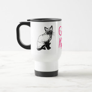 Mug De Voyage Maman Chat Mignon Cadeau Félin Chaton Chat