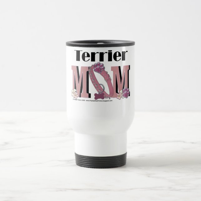 Mug De Voyage MAMAN de Boston Terrier (Centre)