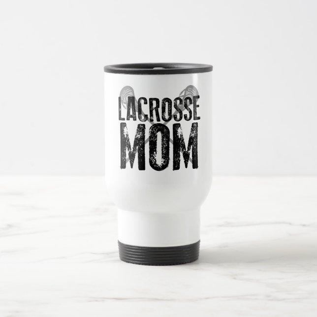 Mug De Voyage Maman de lacrosse (Centre)