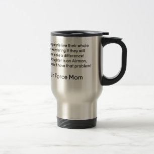 Mug De Voyage Maman de l'Armée de l'Air aucune fille de problè