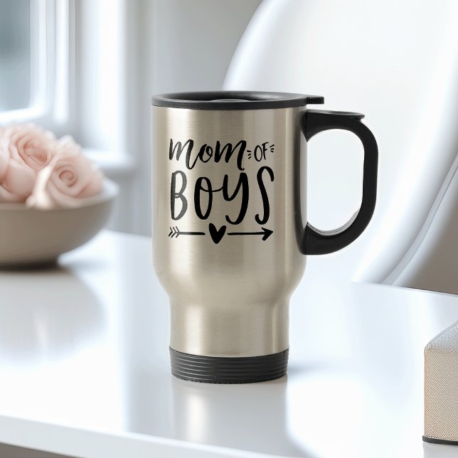 Mug De Voyage Maman des garçons (Créateur téléchargé)