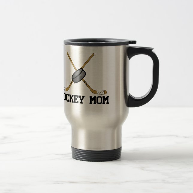 Mug De Voyage Maman d'hockey (Droit)