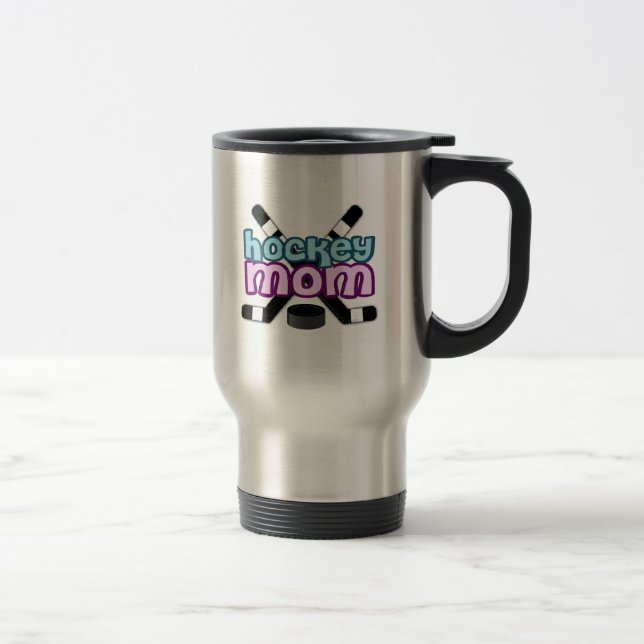 Mug De Voyage Maman du hockey (Droit)
