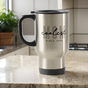 Mug De Voyage Maman la plus cool depuis 20XX Moderne Simple Prep