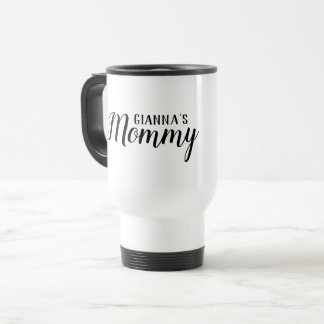 Mug De Voyage Maman Personnalisée Blanc