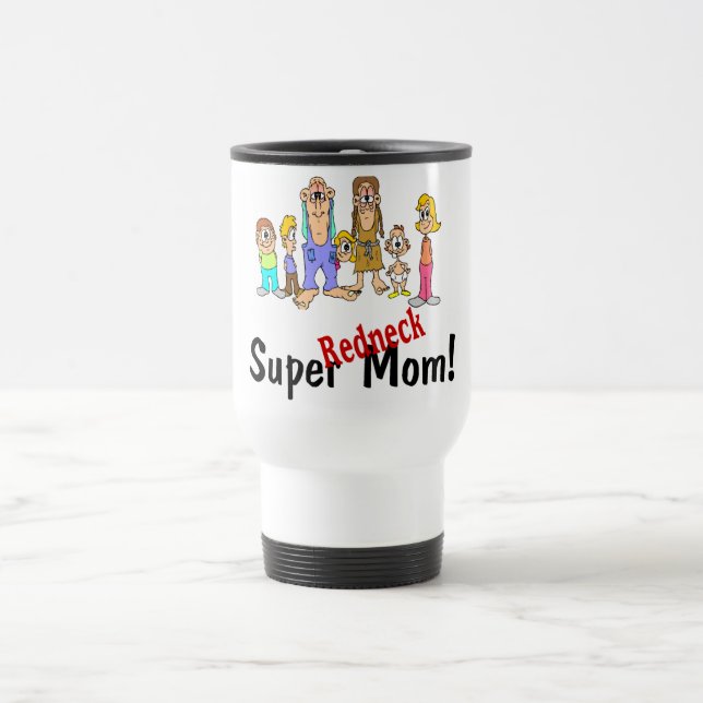 Mug De Voyage Maman superbe de plouc (Centre)