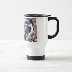 Mug De Voyage Manchot Oiseau Mignon Animal Noir Blanc Eau