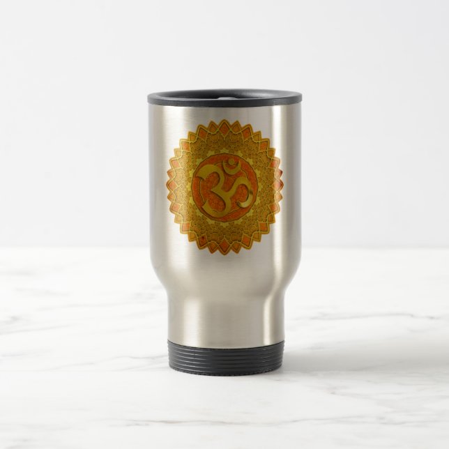 Mug De Voyage MANDALA OM - orange (Centre)