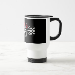 Mug De Voyage Manette de jeu Chapeau de Père Noël Flocons de nei