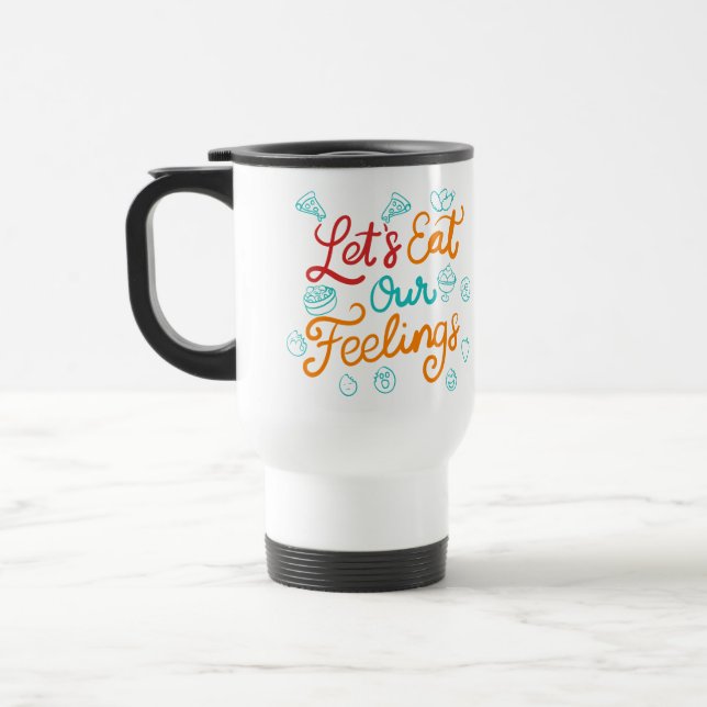 Mug De Voyage Mangeons nos émotions (Gauche)