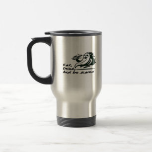 Mug De Voyage Manger Boire Et Être Effrayant Club Cool Unique Ef