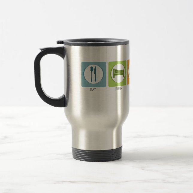 Mug De Voyage Manger Dormir Peindre (Gauche)