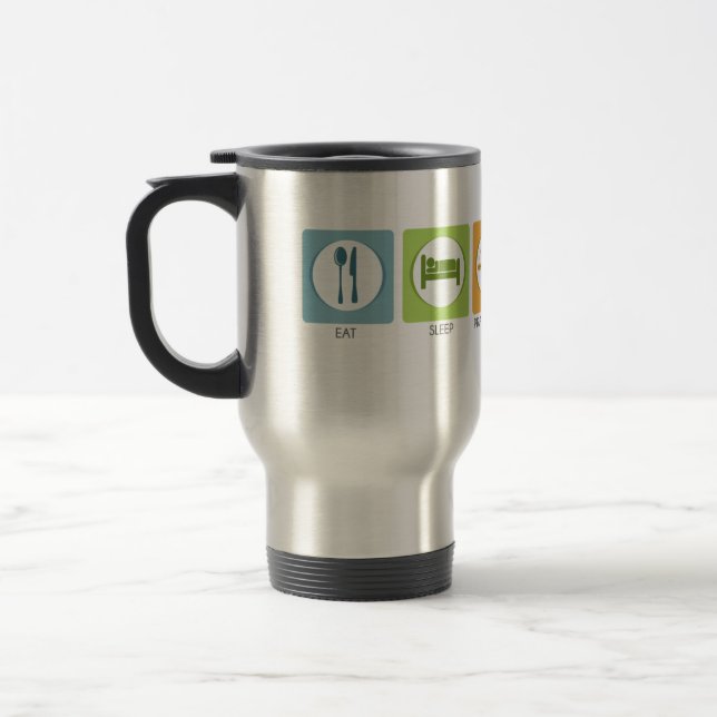 Mug De Voyage Manger dormir, pratiquer le droit (Gauche)