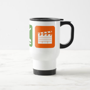 Mug De Voyage Mangez la production cinématographique de sommeil