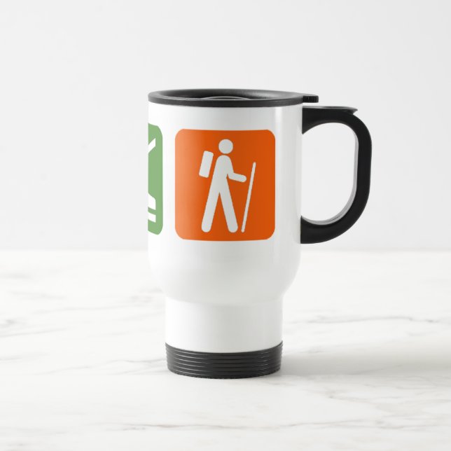 Mug De Voyage Mangez le randonnée de sommeil (Droite)