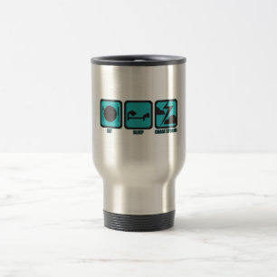 Mug De Voyage Mangez les tempêtes de chasse de sommeil