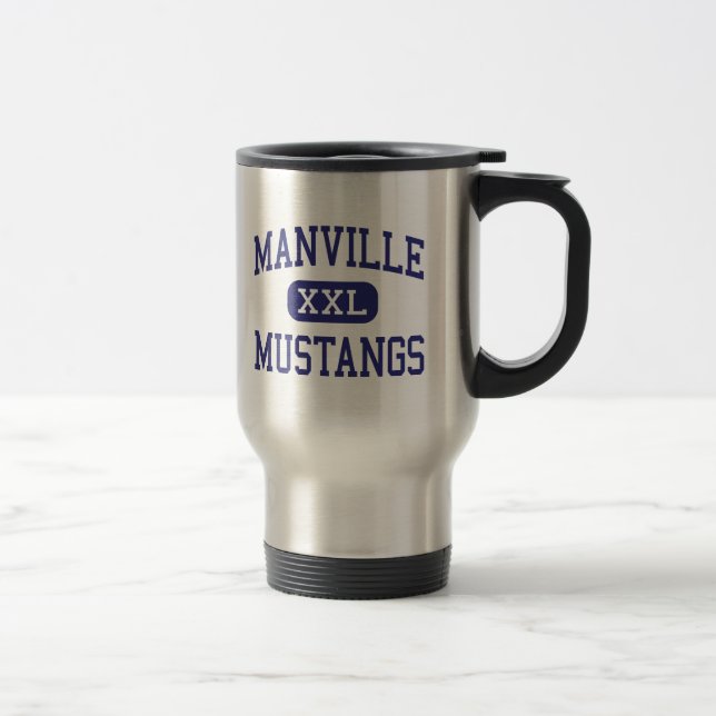 Mug De Voyage Manville - mustangs - haut - New Jersey de (Droit)