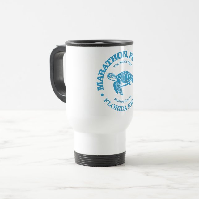 Mug De Voyage Marathon (tortue de mer) (Devant gauche)
