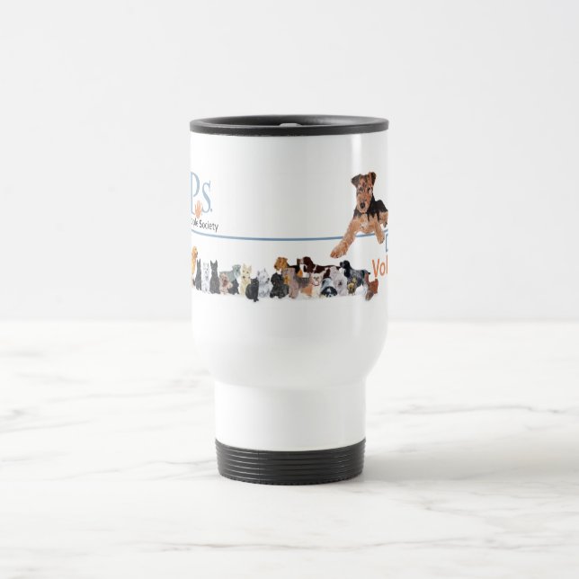 Mug De Voyage Marchandise de logo de PUPs (Centre)