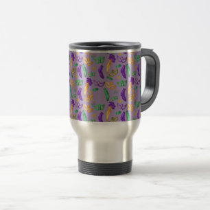 Mug De Voyage Mardi Gras coloré à motifs