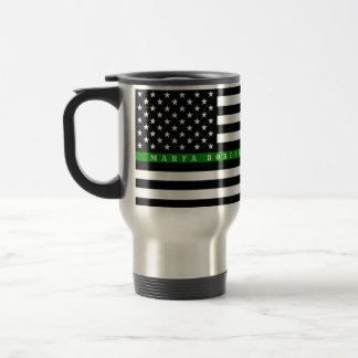 Mug De Voyage Marfa Thin Green Line, Mug Voyage - 15 oz Travel M