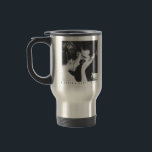 Mug De Voyage Mariage photo minimaliste noir blanc<br><div class="desc">Couple noir blanc photo minimaliste personnalisé Mariage Voyage Mug</div>