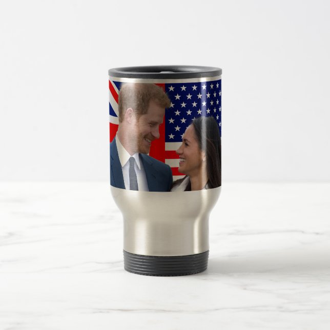 Mug De Voyage Mariage royal Harry et Meghan (Centre)