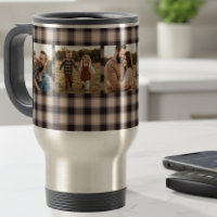 Marron Rustique Buffalo Plaid Famille Homme 5 Phot