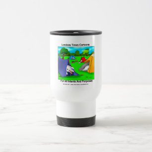 Mug De Voyage Marsouins de camping amateurs de blagues drôles