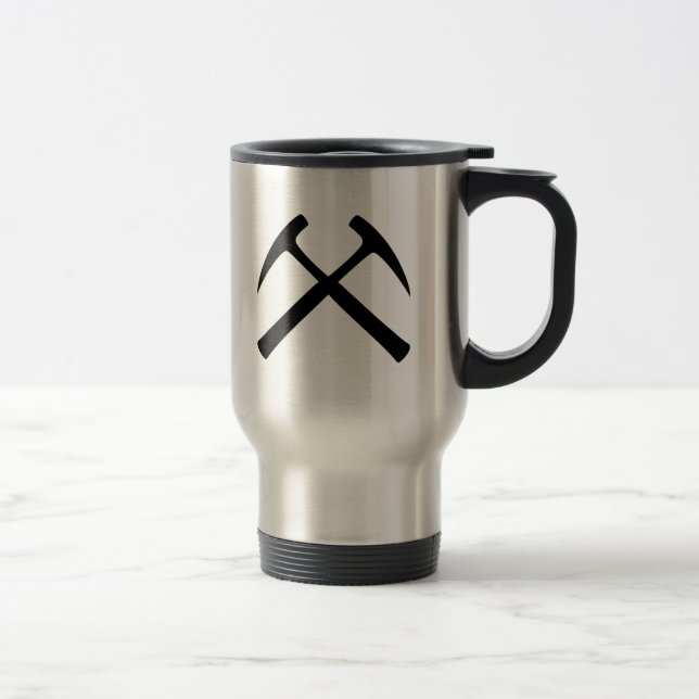 Mug De Voyage Marteaux croisés de roche (Droit)