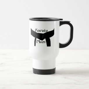 Mug De Voyage Martial Arts Black Belt Karate Maman