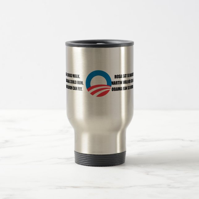 MUG DE VOYAGE MARTIN A MARCHÉ AINSI OBAMA POURRAIT COURIR (Centre)