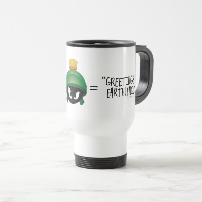 Mug De Voyage MARVIN L'équation Emoji MARTIAN™ (Devant droit)