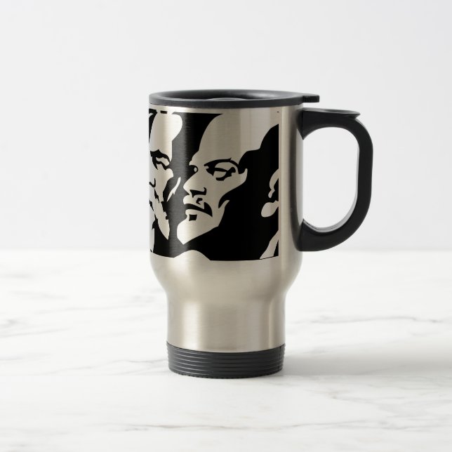 Mug De Voyage Marx, Engels et Lénin (Droit)