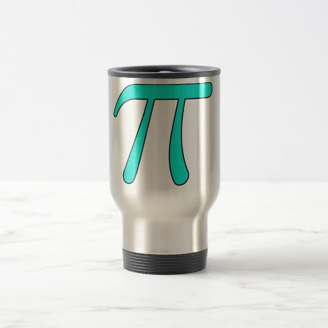 Mug De Voyage Maths chaudes de symbole de la lumière pi 3,14 de (Centre)