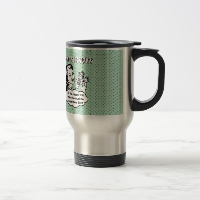 Mug De Voyage Matrices drôles - je voudrais remercier (Droit)