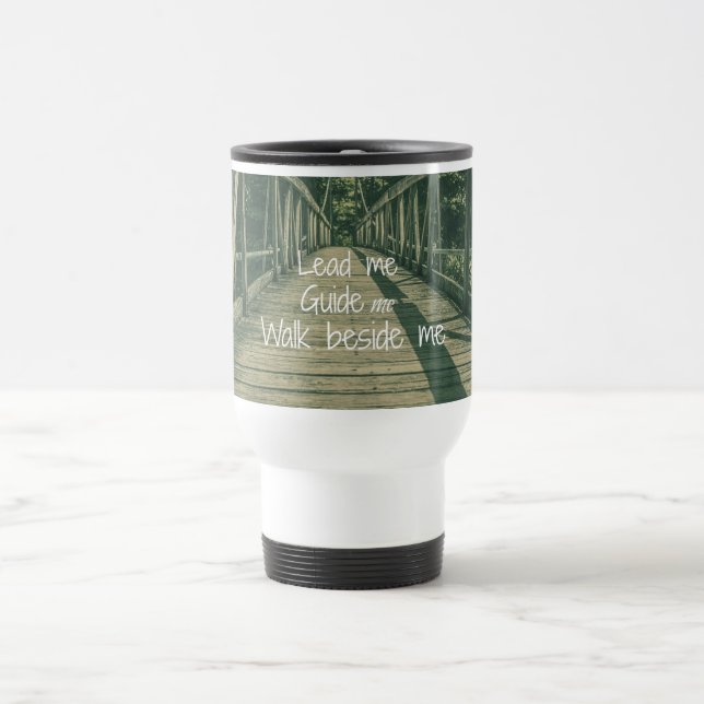 Mug De Voyage Me guider Marcher à côté de moi Citer (Centre)