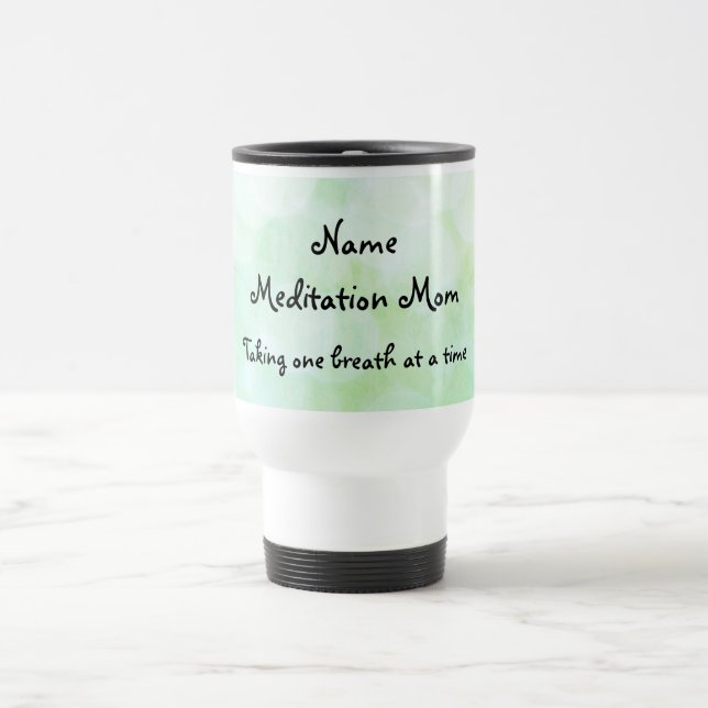 Mug De Voyage Méditation Maman design Voyage Mug (Centre)