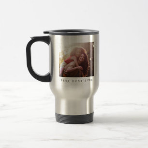 Mug De Voyage Meilleur cadeau de tante personnalisé avec photo