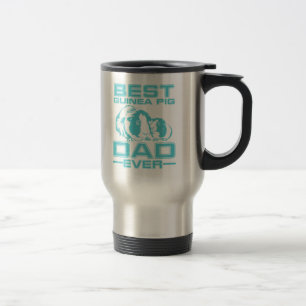 Mug De Voyage Meilleur Cochon De Guinée Papa Jamais Maison Anima
