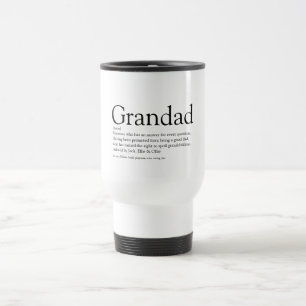 Mug De Voyage Meilleur Grand-père du Monde, Définition de Grand-