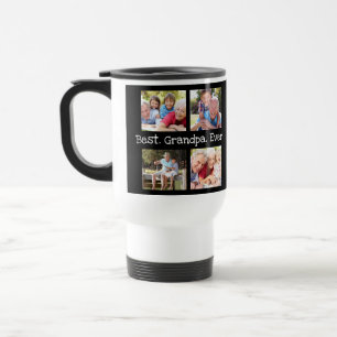 Mug De Voyage Meilleur grand-père Ever 4 photo Collage de photo