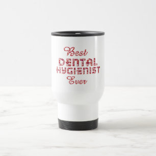 Mug De Voyage Meilleur Hygiéniste Dentaire Un Jour Dents Lèvres 