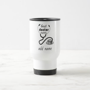 Mug De Voyage Meilleur Médecin Personnalisé Merci Médecin