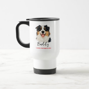 Mug De Voyage Meilleur Papa Chien de Tous les Temps Fête des P