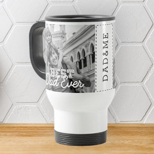 Mug De Voyage Meilleur Papa Jamais Cool Moderne Stitch Photo per